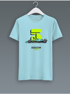 FNBX Sebastian Vettel AMR22 Yeşil T-Shirt