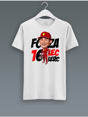 FNBX Forza Leclerc Kırmızı T-Shirt
