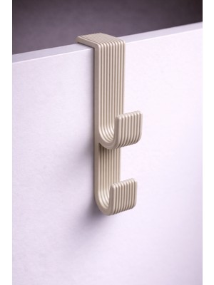 Kapı Üstü Havlu Askısı & Kapı Askılığı - Kemik Beyazı