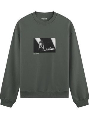 The Lucid Lab Keith Richards Anvers 1973 Oversize Sweatshirt - Antrasit