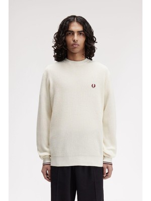 Fred Perry K6507 Waffle Stitch Jumper Erkek Kazak