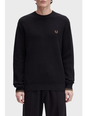 Fred Perry K6507 Waffle Stitch Jumper Erkek Kazak