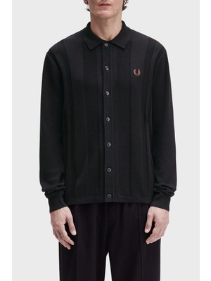 Fred Perry K9726 Button Through Knitted Erkek Gömlek