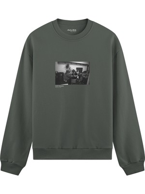 The Lucid Lab Keith Richards Boston 1975 Oversize Sweatshirt - Antrasit