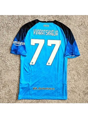 Napoli 2023/24 Yeni Sezon Kvaratskhelıa Iç Saha Forması