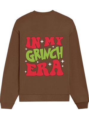 The Lucid Lab Grinch Era Oversize Sweatshirt - Kahverengi