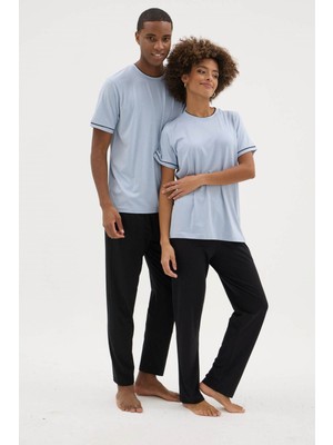 Kly Sevgililer Günü Valentine's Day Yeni Sezon Konsept Kadın Erkek 2 Li Pijama Takımı Çiftlere Özel