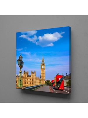 Technopa METROBÜS KANVAS TABLO - 30x30cm