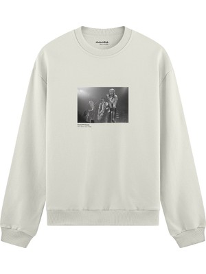 The Lucid Lab Guns N’ Roses Ritz New York 1988 Oversize Sweatshirt - Beyaz