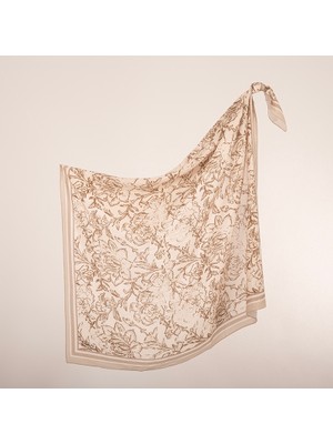 Piramit Coolness Viscon Eşarp | Kır Çiçeği