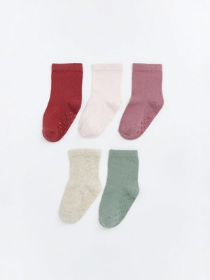 Lc Waikiki Yeni Sezon Basic Kız Bebek Soket Çorap 5'li