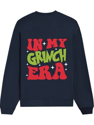 The Lucid Lab Grinch Era Oversize Sweatshirt - Lacivert