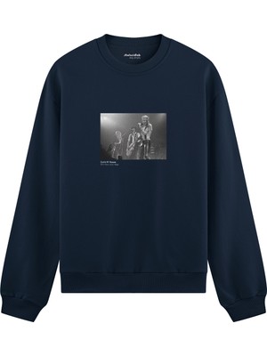 The Lucid Lab Guns N’ Roses Ritz New York 1988 Oversize Sweatshirt - Lacivert