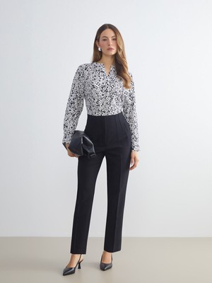 Lc Waikiki Yeni Sezon Büyük Beden Standart Fit Kadın Cigarette Pantolon