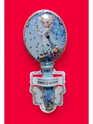 Madam Shushu Elsa Boncuklu Saç Açıcı Fırça (Süpriz Elsa Resimleri)