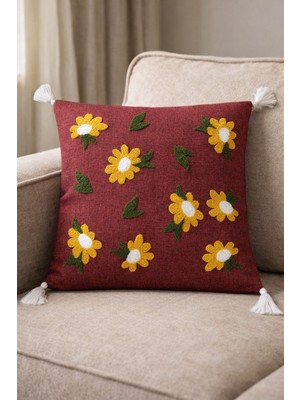 Onaltı Tekstil Punch Kırlent Kılıfı 2 Adet