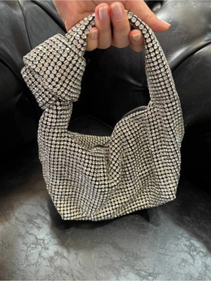 Fiori Taşlı Kadın El Çantası