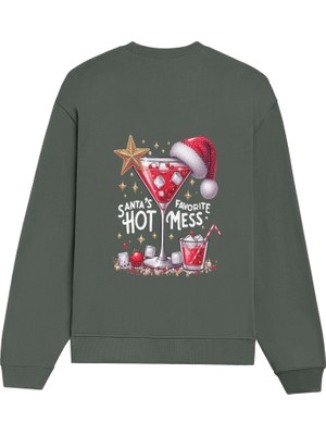 The Lucid Lab Hot Mess Oversize Sweatshirt - Antrasit