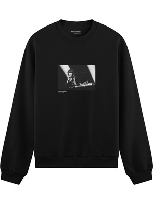 The Lucid Lab Keith Richards Anvers 1973 Oversize Sweatshirt - Siyah