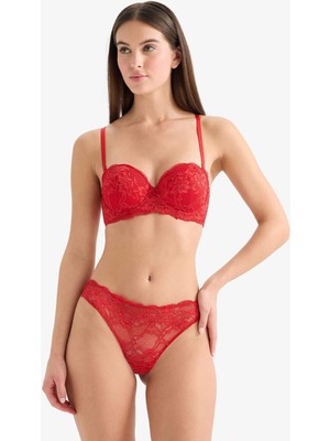 DeFacto Dantel Detaylı Dantel Brazilian Külot G1184AX25WN