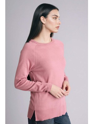 DeFacto Relax Fit Bisiklet Yaka Basic Düz Triko Kazak I6913AZ25WN