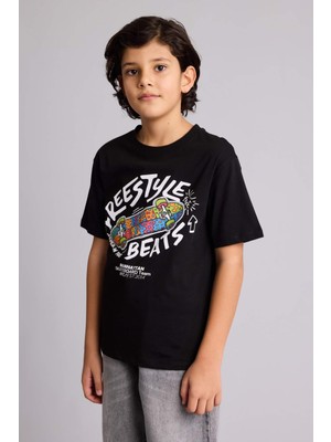 DeFacto Baskılı Tişört Erkek Çocuk G7466A826SM