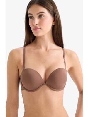 DeFacto Micro Kaplı Yarım Dolgulu Balenli Straplez Sütyen T8481AZ26SP