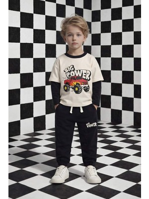 DeFacto Kargo Fit Baskılı Eşofman Altı Erkek Bebek G6146A526SP