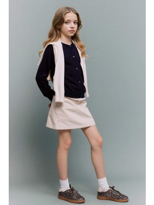 DeFacto Gabardin Etek Kız Çocuk D9304A825SM