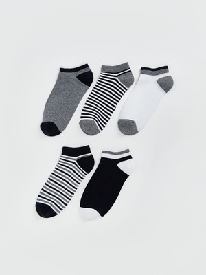 Lc Waikiki Yeni Sezon Çizgili Erkek Çocuk Patik Çorap 5'li