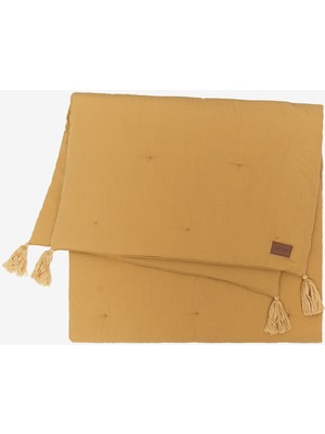 Barine Smooth Yatak Runnerı Hardal Sarısı