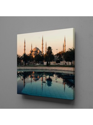Technopa CAMİNİN YANSIMASI KANVAS TABLO - 90x90cm