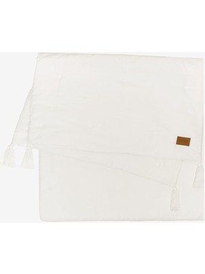 Barine Smooth Yatak Runnerı Beyaz