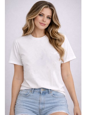 herkesemoda Düz Basic T-Shirt