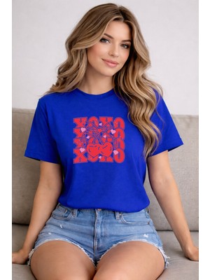 herkesemoda  Baskı Detaylı Basic T-Shirt