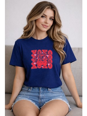 herkesemoda  Baskı Detaylı Basic T-Shirt