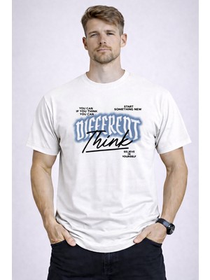 herkesemoda Diffrent Detaylı Basic T-Shirt