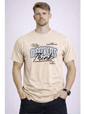 herkesemoda Diffrent Detaylı Basic T-Shirt