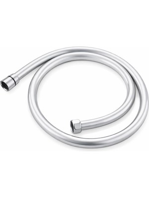 Pvc Silver Duş Hortumu + 150 cm + Prinç Iç Pim
