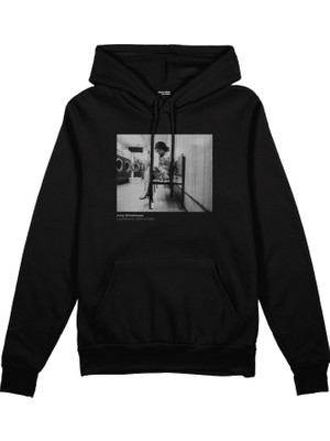The Lucid Lab Amy Winehouse At The Laundromat 2004 Oversize Hoodie - Siyah