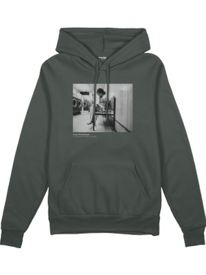 The Lucid Lab Amy Winehouse At The Laundromat 2004 Oversize Hoodie - Antrasit