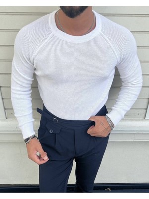 Cool Tarz Erkek Bisiklet Yaka Triko Kazak