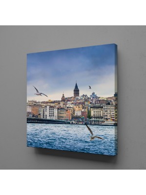 Technopa GALATA KULESİ KANVAS TABLO - 200x200cm