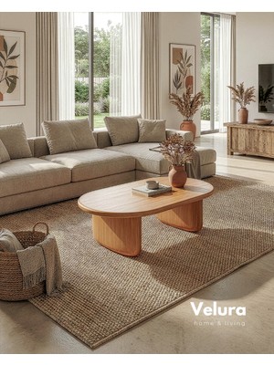 Velura Home & Living Doğal Meşe Orta Sehpa - Viny Meşe Orta Sehpa