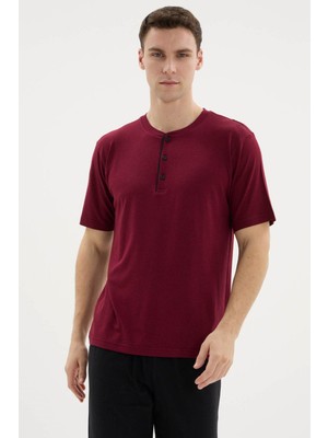 Purificado Yeni Sezon Bisiklet Yaka Erkek Şık Tasarım Kaprili Takımı