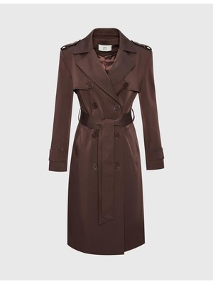 İLVİ Joela Kahverengi Kadın Trençkot