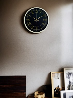 Sylar 36 cm Krem Roma Rakamlı Duvar Saati