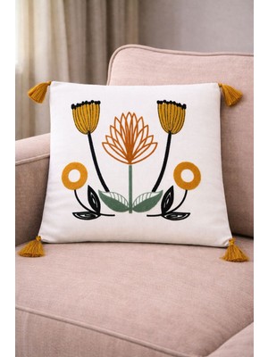 Onaltı Tekstil Punch Kırlent Kılıfı 2 Adet