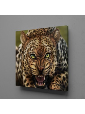 Technopa LEOPAR KANVAS TABLO - 90x90cm