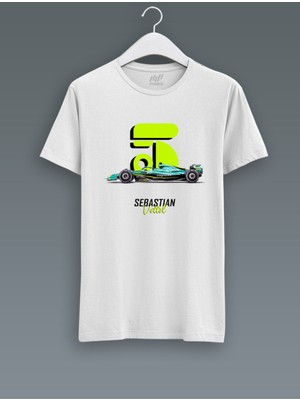 FNBX Sebastian Vettel AMR22 Yeşil T-Shirt